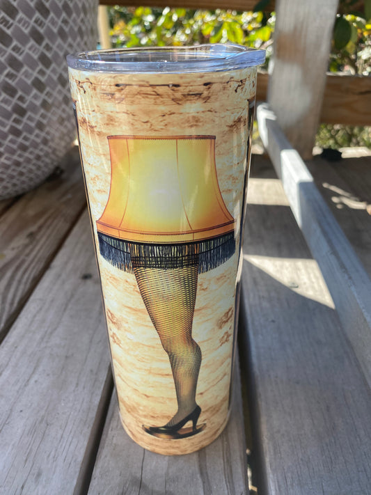 20oz leg lamp tumbler