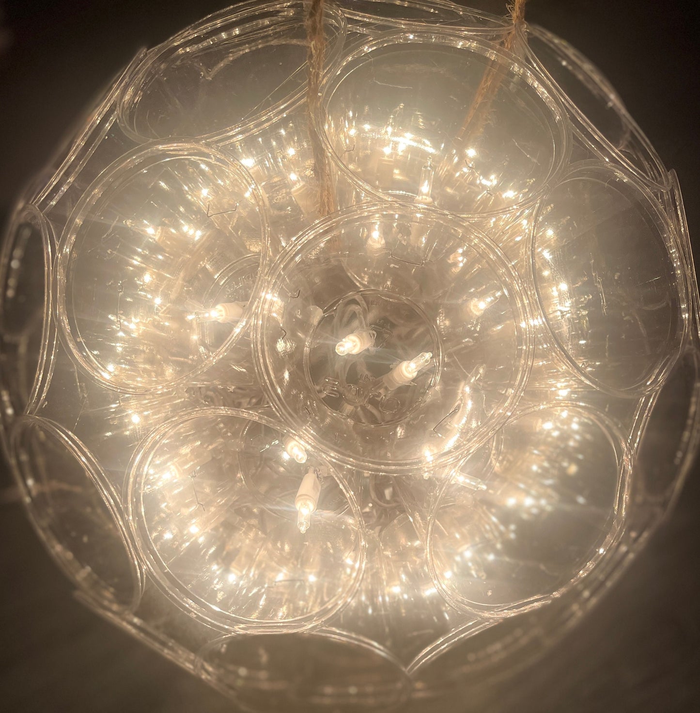 Clear light sparkleball/wedding ball/orb