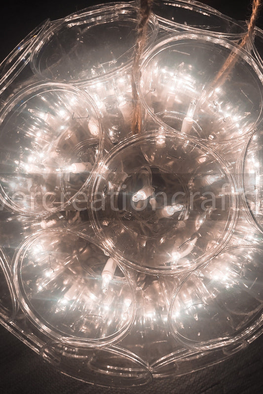 Clear light sparkleball/wedding ball/orb